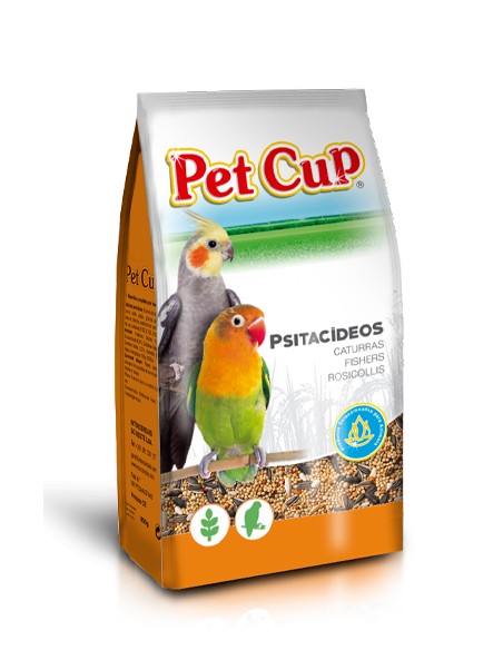 PET CUP MIXTURA PSITACIDOS STANDARD 850 GR