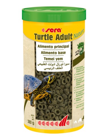 SERA TURTLE ADULT NATURE - 1.000 ML (260 GR) 1.000 ML (260 GR) - 2