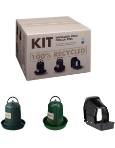 GAUN KIT DE INICIACIÓN PARA AVES PLÁSTICO RECICLADO 