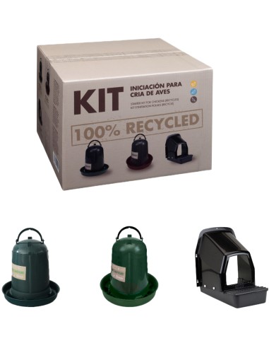 GAUN KIT DE INICIACIÓN PARA AVES PLÁSTICO RECICLADO 