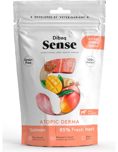 DIBAQ SENSE DOG SNACK ATOPI DERMA SALMON - 100 GR 100 GR - 2