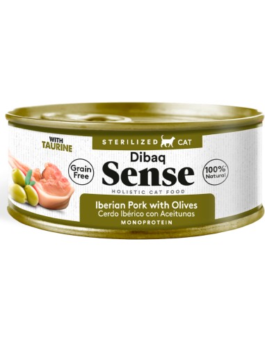 DIBAQ SENSE CAT GRAIN FREE ESTERILIZADO CERDO IBÉRICO - 70 GR 70 GR - 2