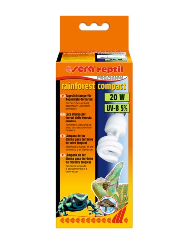SERA REPTIL RAINFOREST COMPACT - 5 % UV-B (20 W) - 2