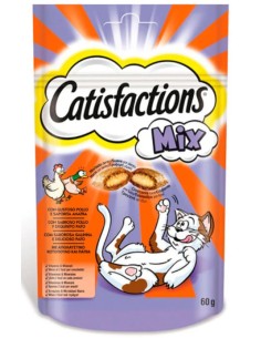 CATISFACTIONS MIX POLLO Y PATO PREMIOS PARA GATOS - 60 GR 60 GR - 2