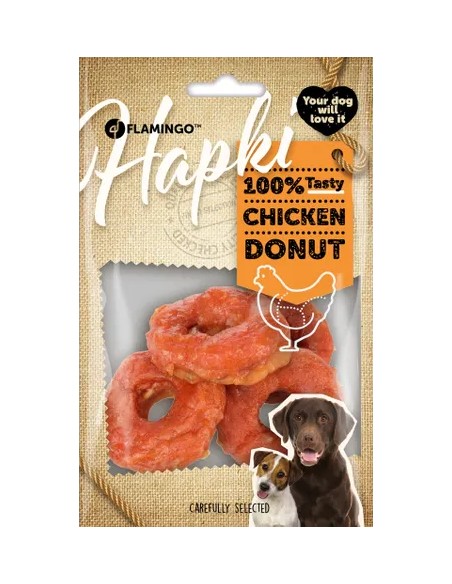 FLAMINGO GOLOSINA HAPKI DONUT CON POLLO 4 UNIDADES - 95 GR 95 GR - 2