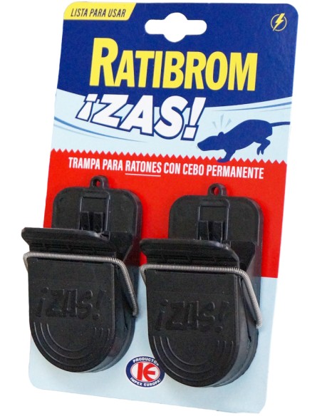 IMPEX EUROPA RATONERA RATIBROM ¡ZAS! (2 UNIDADES)