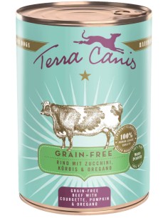 TERRA CANIS GRAIN FREE BUEY CON CALABACÍN, CALABAZA Y ORÉGANO, SIN CEREALES - 400 GR 400 GR - 2