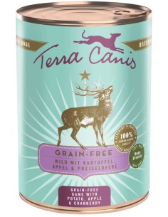 TERRA CANIS GRAIN FREE CIERVO CON PATATAS, MANZANAS Y ARÁNDANOS, SIN CEREALES - 400 GR 400 GR - 2