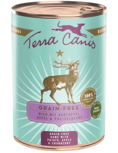 TERRA CANIS GRAIN FREE CIERVO CON PATATAS, MANZANAS Y ARÁNDANOS, SIN CEREALES - 400 GR 400 GR - 2