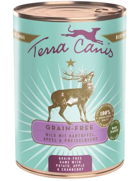TERRA CANIS GRAIN FREE CIERVO CON PATATAS, MANZANAS Y ARÁNDANOS, SIN CEREALES - 400 GR 400 GR - 2
