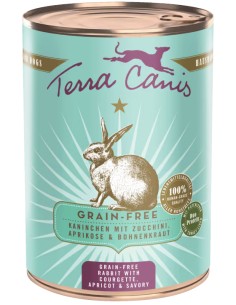 TERRA CANIS GRAIN FREE CONEJO CON CALABACÍN, ALBARICOQUE Y BORRAJA, SIN CEREALES - 400 GR 400 GR - 2