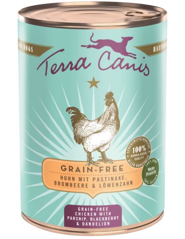 TERRA CANIS GRAIN FREE POLLO CON CHIRIVIA, MORA Y DIENTE DE LEÓN, SIN CEREALES - 400 GR 400 GR - 2