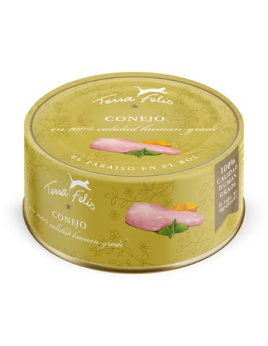 TERRA FELIS GRAIN FREE LATA DE CONEJO - 80 GR 80 GR - 4