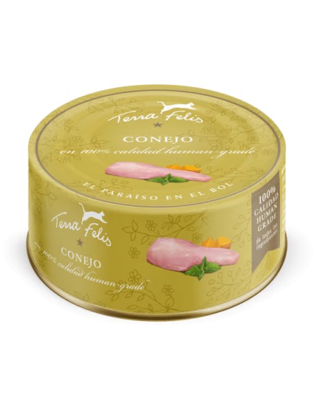 TERRA FELIS GRAIN FREE LATA DE CONEJO - 80 GR 80 GR - 4