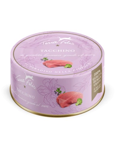 TERRA FELIS GRAIN FREE LATA DE PAVO - 80 GR 80 GR - 4