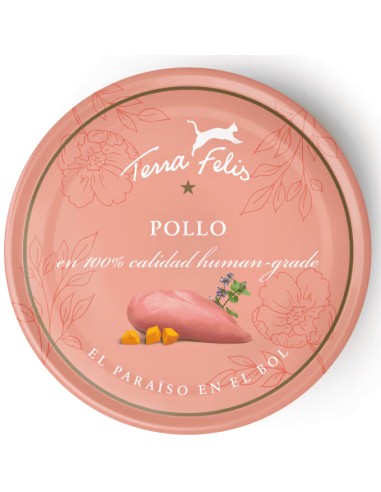 TERRA FELIS GRAIN FREE LATA DE POLLO - 80 GR 80 GR - 2