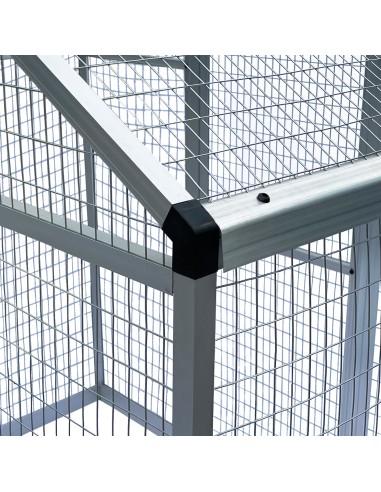 GAUN AVIARIO ALUMINIO - 182 X 178 X 195 CM 182 X 178 X 195 CM - 4