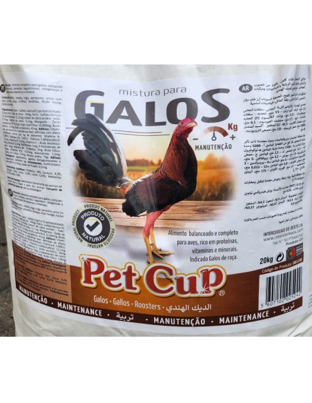 PET CUP MIXTURA GALLOS MANTENIMIENTO - 20 KG 20 KG