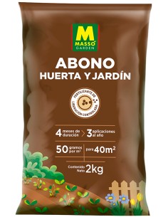 MASSÓ MASSO ABONO HUERTA Y JARDIN - 2 KG  2 KG