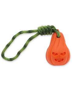 FRUBBA CALABAZA Y CUERDA JUGUETE PARA PERROS