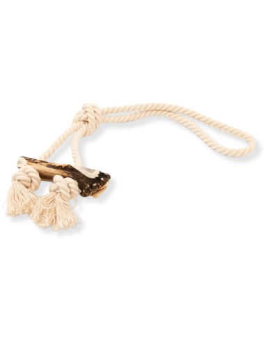 GREEN ELK JUGUETE DE CUERDA CON MEDIA ASTA DE CIERVO