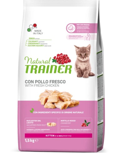 NATURAL TRAINER CAT KITTEN POLLO - 1,5 KG 1 5 KG