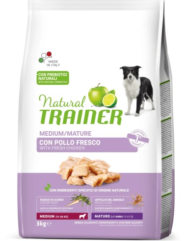 NATURAL TRAINER DOG MATURE PARA PERROS MEDIANOS Y GRANDES - 3 KG 3 KG