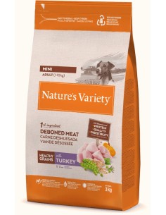 NATURES VARIETY HEALTHY GRAIN PAVO MINI PARA PERROS PEQUEÑOS Y TOY 3 KG 1 5 KG