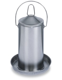 GAUN BEBEDERO INOXIDABLE PARA AVES 4 LITROS - 2