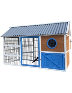 GAUN CASETA AVES MODELO VIENA - 200 X 80 X 120 CM 200 X 80 X 120 CM - 2 2