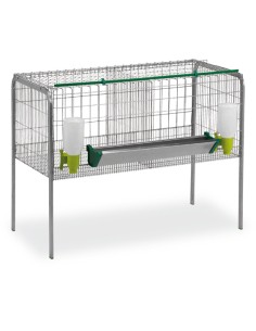 GAUN JAULA ENGORDE DE POLLOS 2 DEPARTAMENTOS 127 X 79 X 98 CM - 2