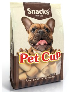 PET CUP SNACK GALLETAS HUESO MARRON 10 KG 400 GR