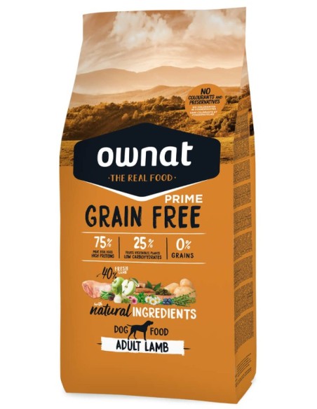 OWNAT PRIME GRAIN FREE ADULT LAMB 3 KG 12 KG - 2
