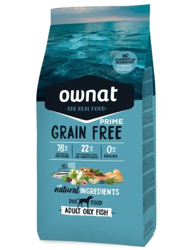 OWNAT PRIME GRAIN FREE ADULT OILY FISH 3 KG 12 KG - 2