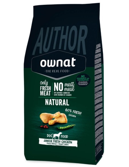 OWNAT AUTHOR JUNIOR FRESH CHICKEN 3 KG 10 KG