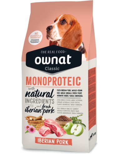 OWNAT CLASSIC MONOPROTEICO IBERIAN PORK 4 KG 12 KG