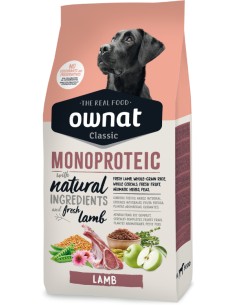 OWNAT CLASSIC MONOPROTEICO LAMB 4 KG 12 KG