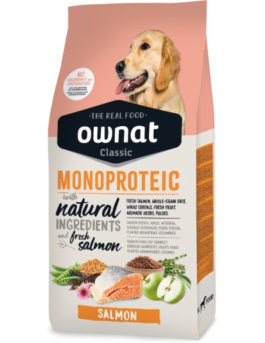 OWNAT CLASSIC MONOPROTEICO SALMON 4 KG 12 KG