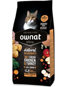 OWNAT ULTRA CAT MATURE STERILIZED 400 GR 1 5 KG 3 KG 8 KG