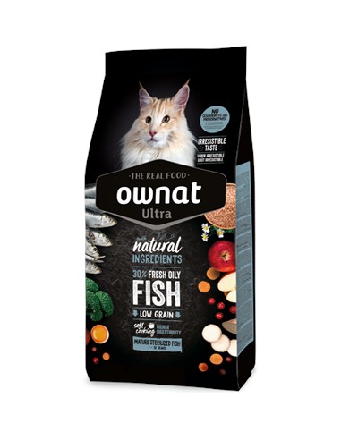 OWNAT ULTRA CAT MATURE STERILIZED FISH 1 5 KG 3 KG
