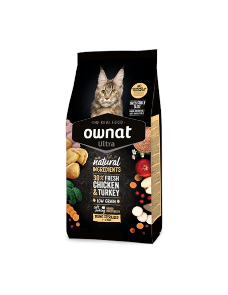 OWNAT ULTRA CAT YOUNG STERILIZED 400 GR 1 5 KG 3 KG 8 KG