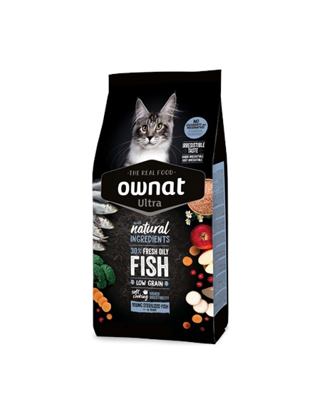 OWNAT ULTRA CAT YOUNG STERILIZED FISH 1 5 KG 3 KG