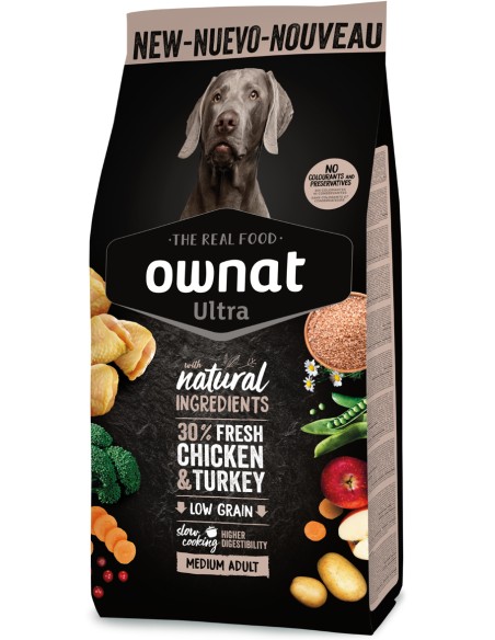 OWNAT ULTRA MEDIUM ADULT 400 GR 3 KG 12 KG