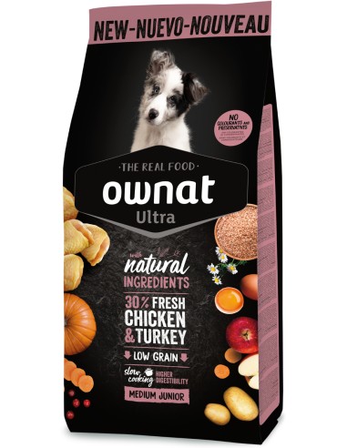 OWNAT ULTRA MEDIUM JUNIOR 400 GR 3 KG 12 KG