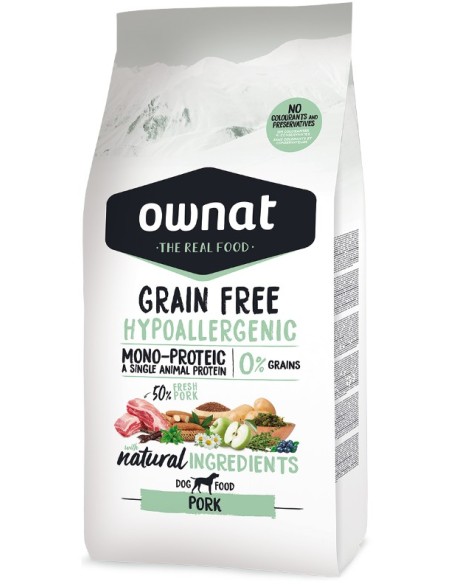 OWNAT HYPO GRAIN FREE PORK 3 KG 12 KG