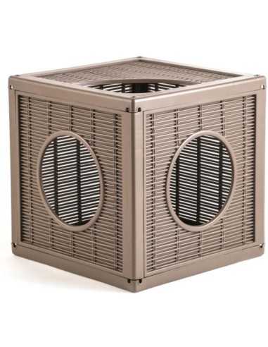 BAMA PET CASA GATOS QUBLO MODULAR MARRÓN 35 X 35 X 35 CM