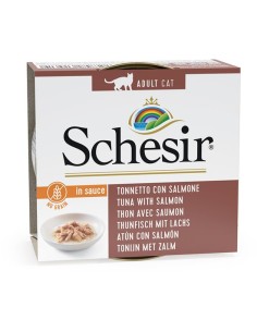 SCHESIR ATÚN Y SALMÓN EN GELATINA PARA GATOS (14 UNIDADES) - 14 X 85 GR 14 X 85 GR - 2