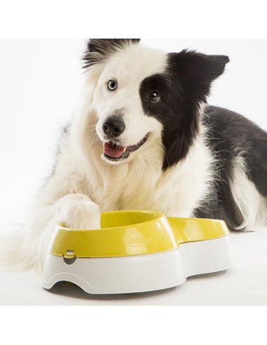 BAMA PET COMEDERO DOBLE CIOTOLOTTO 33 X 20 X 9 CM 44 X 27 X 12 CM