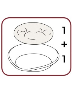 BAMA PET CAMA PASHA CON COJIN - 48 X 46 X 11 CM MARRÓN 2