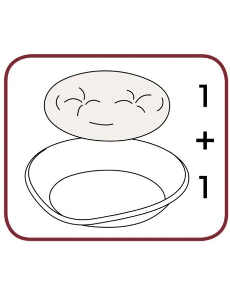 BAMA PET CAMA PASHA CON COJIN - 48 X 46 X 11 CM MARRÓN GRIS